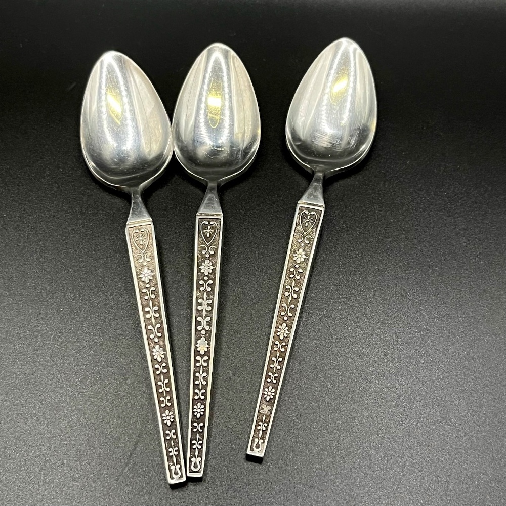 3 Vintage Riviera Stainless “CORDOVA”  replacement spoons - Flatware -Japan